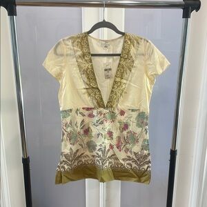 Floral V-Neck Women’s Top